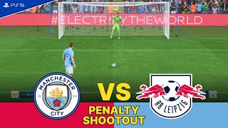 Manchester City vs RB Leipzig Penalty Shootout l UEFA Champion League 2023 l PS5 FIFA 23