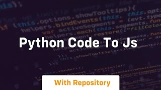 python code to js