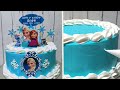 Disney Frozen Cake Design💖 | Cake Decorating ideas | easycake | Elsa & Anna Cake | @miksVlogz