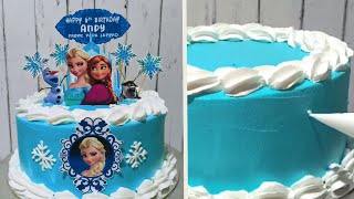 Disney Frozen Cake Design💖 | Cake Decorating ideas | easycake | Elsa & Anna Cake | @miksVlogz