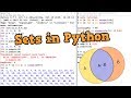 Python Sets Tutorial #1 & Time Complexity (BIG O)