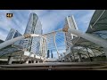 Bangkok - New Chong Nonsi Bridge Canal Park and BRT Bus Station 4K 60fps