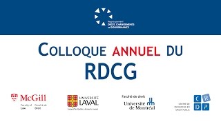 Hélène Trudeau & Stefanie Carsley | Panel 3 - Colloque Annuel RDCG 2017