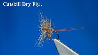 Tying a Catskill Dry Fly the Bivisable Pink Lady with Davie McPhail