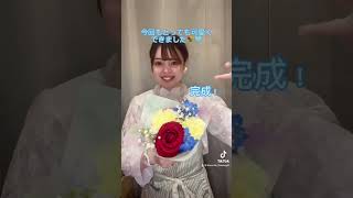 推し活ブーケ💐セーラームーン 月野うさぎ 編！ #flowers #お花屋さん #推し活 #tiktok #karendo #花 #colorful #セーラームーン #月野うさぎ