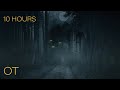 Windy Night at a Spooky Castle | Blowing Leaves and Creepy Atmospheric Sounds | Relax | Study |Sleep