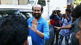 Thalaiva Rajinikanth Spotted At Bandra Shooting For Upcoming Film