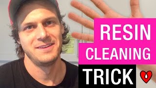 How to Clean Resin Off Your Hands