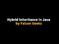 Java tutorial for beginners || Hybrid Inheritance in Java  || Java inheritance concept