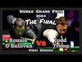 Ronnie O'Sullivan vs Judd Trump - World Grand Prix Snooker 2024 - Final - First & Full Session Live