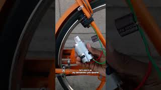 testing a 775 dc motor with homemade cycle dynamo | 775 dc motor || MTC 2.0