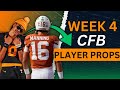 CFB Week 4 Player Props with Chris Kay