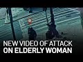 Surveillance Video Shows Moments Leading Up to Attack on Elderly Woman