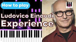 Ludovico Einaudi - Experience (How to play)