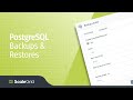 PostgreSQL Backups & Restores - ScaleGrid