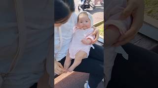 대공원으로 나들이 나온 아기❤️ 리아 #한평가족 #baby #어린이대공원