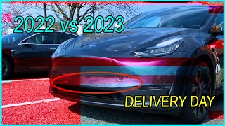 Tesla 2022 vs 2023 | Delivery Day | Model Y 2023 Upgrades (4K)