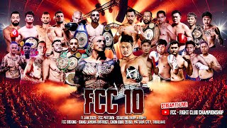 FCC 10 - Fight Night in Pattayaya | 11 Jan 2025