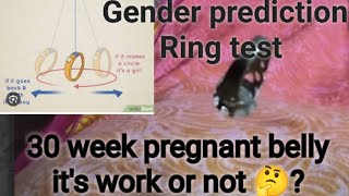 Gender prediction Ring test | baby boy baby girl gender prediction test | Ring test gender baby