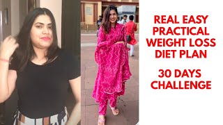 REAL WEIGHT LOSS DIET PLAN CHALLENGE for 30 days | September