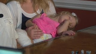 2 year old recovering from rattlesnake bite