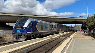 Great K5LA on Amtrak Capitol Corridor 741 Departing Suisun-Fairfield (October 27th, 2024)