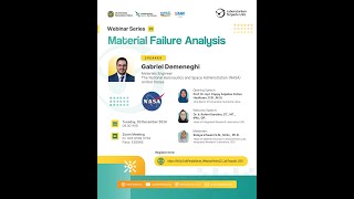 22th Webinar Series on: Material Failure Analysi