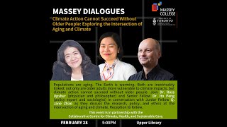 Massey Dialogues: Exploring the Intersection of Aging and Climate