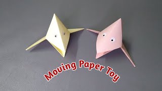 How To Make Easy Moving Paper Toy For Kids | Nursery Craft Ideas | Easy Craft | Sadia's Craft World