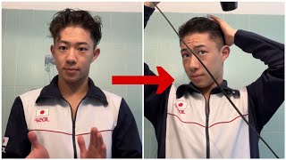 【社交ダンス・競技ダンス・ダンススポーツ】全日本チャンピオンのヘアセットのやり方を公開！