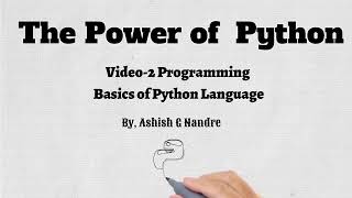 02 Programming Basics of Python| Literal Constants| Basic operations | power of a number |