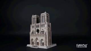 World's Great Architectures Notre Dame de France 3D Puzzle