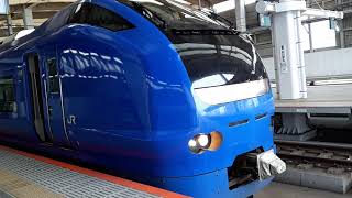 【電笛あり】E653系いなほ 新潟駅発車