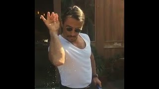 Guy Sprinkling Salt Bae Meme Original