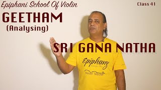 TALKS ON VIOLIN  EPI 1 | sri gana natha | analysing | malayalam | sivakumarviolin | E S V|