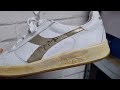 diadora borg elite... aged sole effect