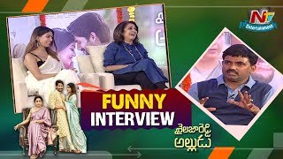 Shailaja Reddy Alludu Movie Team Funny Interview | Anu Emmanuel | Ramya Krishna | Maruthi | NTV ENT