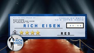 Residual Rich: Which Cost More...Rich Eisen's Residual Check or the Postage Stamp on the Envelope?