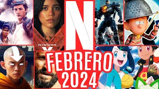 Estrenos Netflix FEBRERO 2024! Películas y Series
