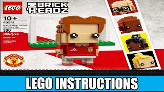 LEGO Instructions | BrickHeadz | 40541 | Manchester United Go Brick Me