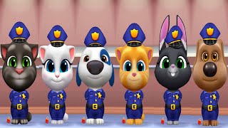 My Talking Tom Friends Lunar New Year - Unlock Police Uniform (Android Gameplay #701)