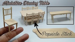 Ice Stick Dining Table | Miniature Furniture
