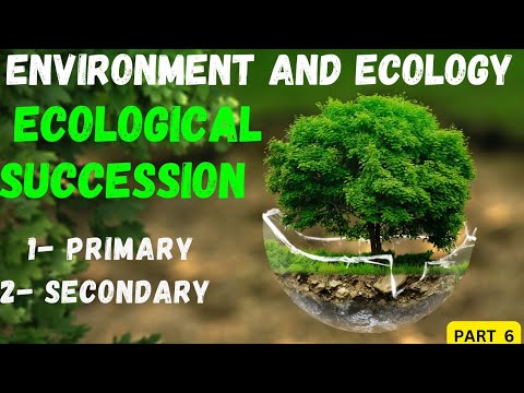 ECOLOGICAL SUCCESSION & It's Types Primary And Secondary (part7) | UPSC ...