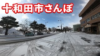 【長編】十和田市さんぽ！雪の官庁街通りを散策する＠青森県