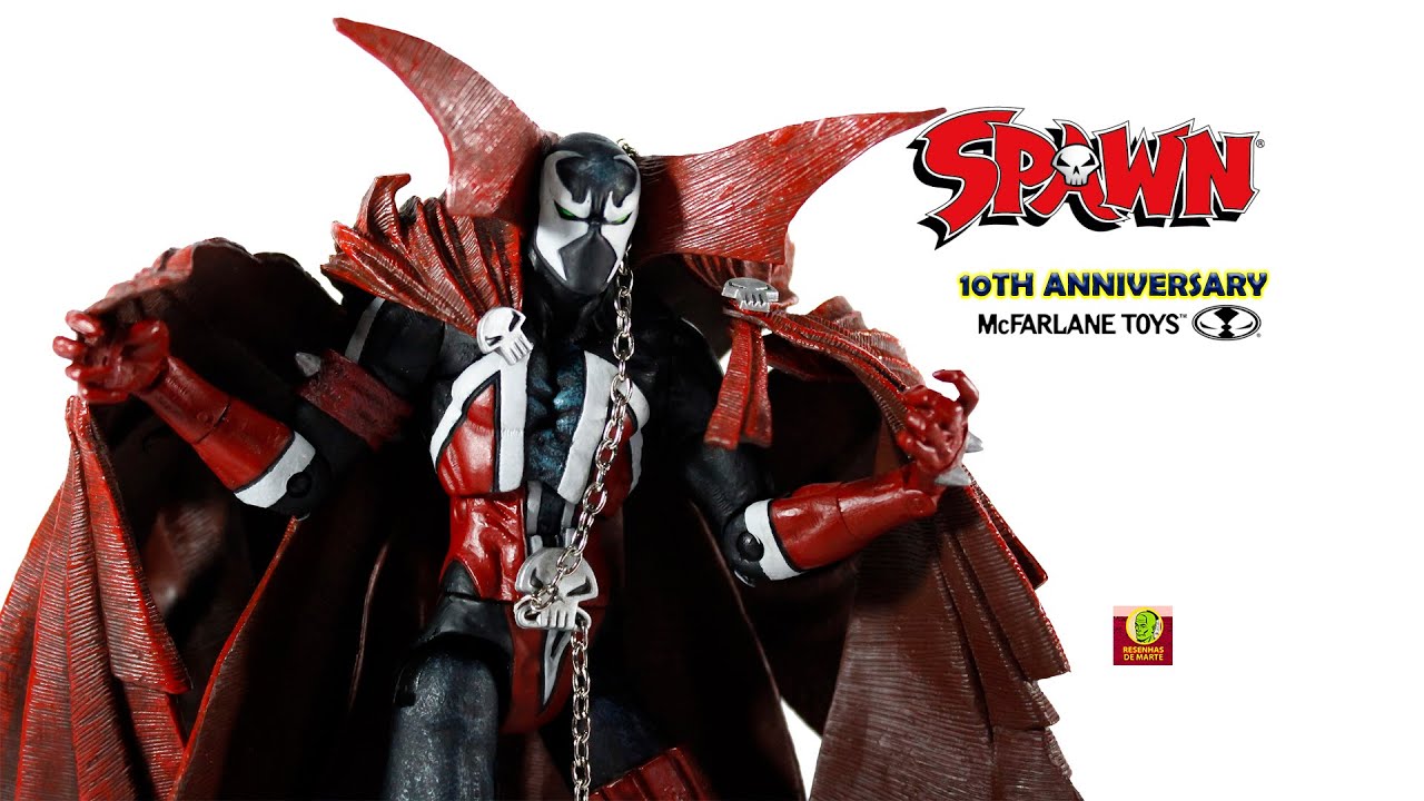 Spawn 10th Anniversary McFarlane Toys Action Figure Review - YouTube