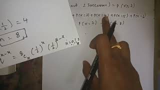 Problems in Binomial distribution