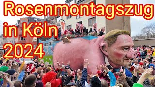 Köln: Rosenmontagszug 2024 - Karneval in der Südstadt, gefilmt mit DJI Osmo Pocket 3