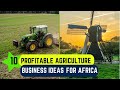 10 Most Profitable Agriculture Business Ideas In Africa: Money Making Agriculture Ideas