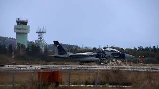 雨の日のアグレッサー Ｆ－１５ＤＪ Aggressor F-15DJ on a rainy day