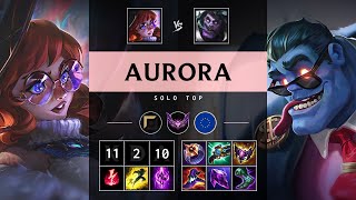 Aurora Top vs Dr. Mundo: Triple Kill, Dominating - EUW Master Patch 14.22